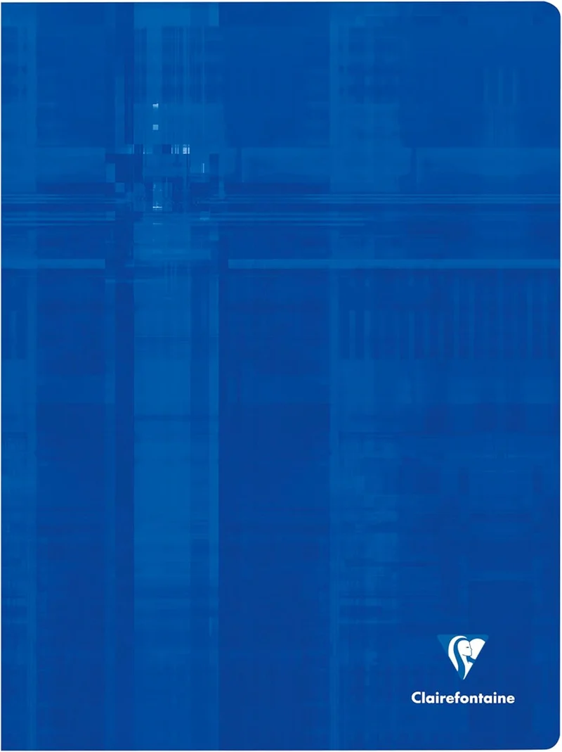 Clairefontaine 63365C - Packung mit 10 Heften DIN A4+ 24x32cm, liniert mit Rand, 90g, geheftet, 48 B