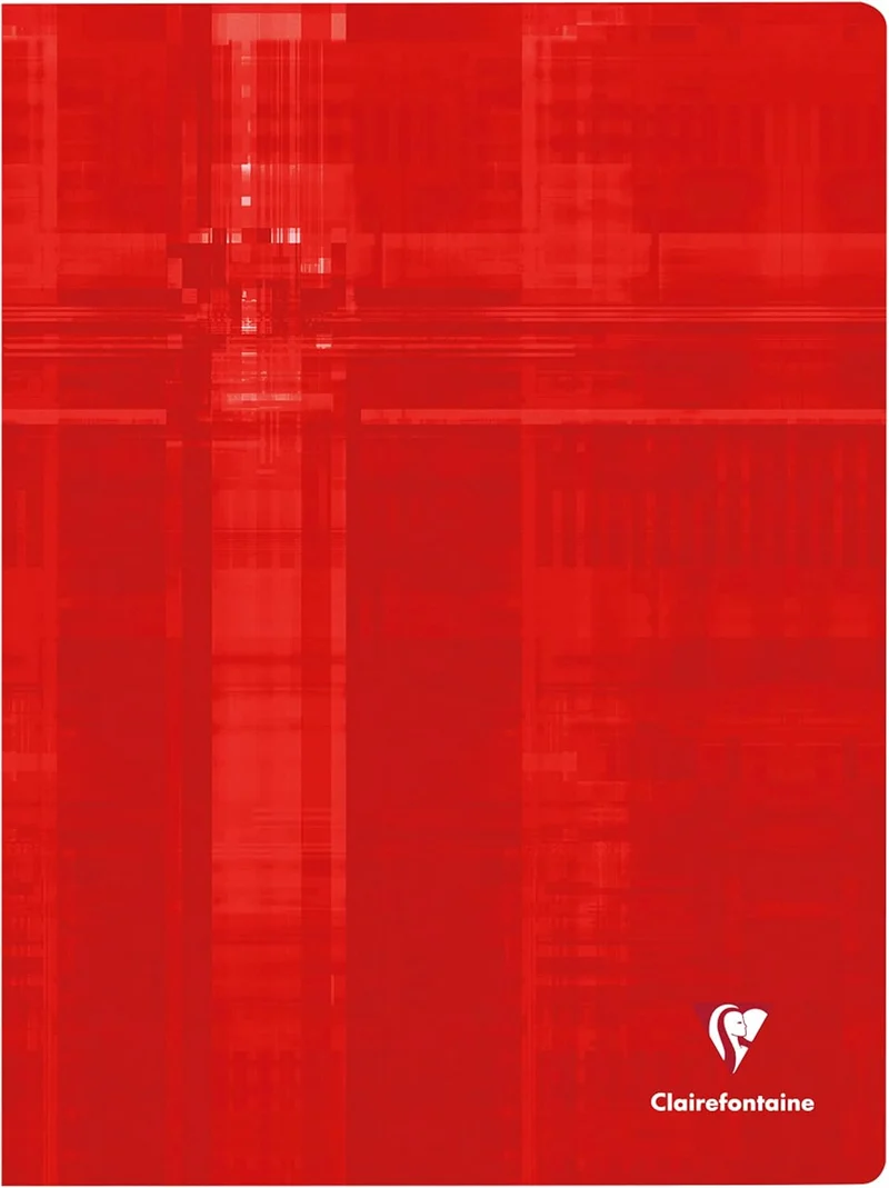 Clairefontaine 63365C - Packung mit 10 Heften DIN A4+ 24x32cm, liniert mit Rand, 90g, geheftet, 48 B