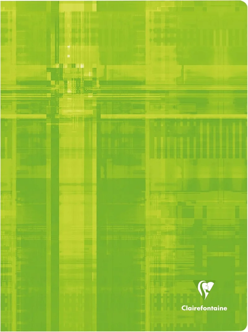 Clairefontaine 63365C - Packung mit 10 Heften DIN A4+ 24x32cm, liniert mit Rand, 90g, geheftet, 48 B