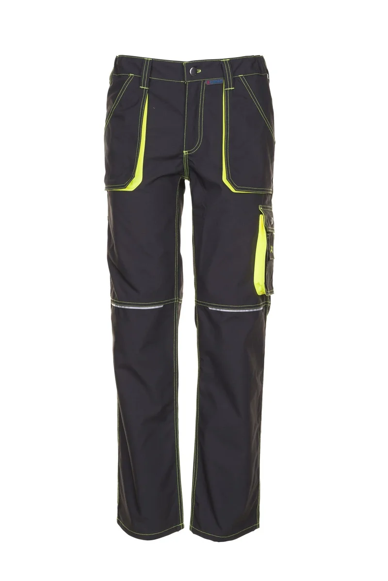 Planam Basalt Herren Neon Bundhose anthrazit gelb Modell 6220 Grösse 60