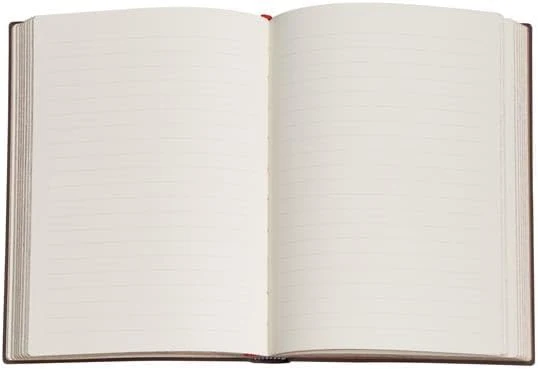 Paperblanks - Faux Leder schwarzes Marokkoleder - Notizbuch Midi Flexi Liniert - 176 Seiten, Midi (1