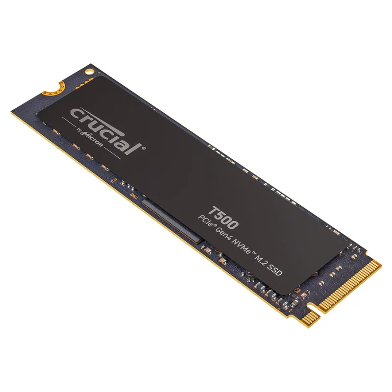 Crucial T500 500GB PCIe Gen4 NVMe M.2 Interne Gaming SSD, bis zu 7200MB/s, Laptop und Desktop kompat