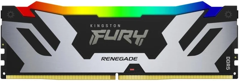 Kingston FURY Renegade Schwarz RGB XMP 96GB 6000MT/s DDR5 CL32 DIMM Desktop Gaming Speicher (Kit mit