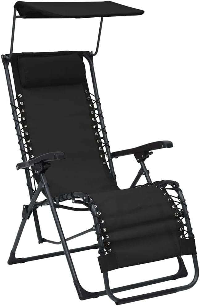 vidaXL 2X Liegestuhl Klappbar Gartenstuhl Sonnenliege Relaxliege Gartenliege Strandliege Campingstuh