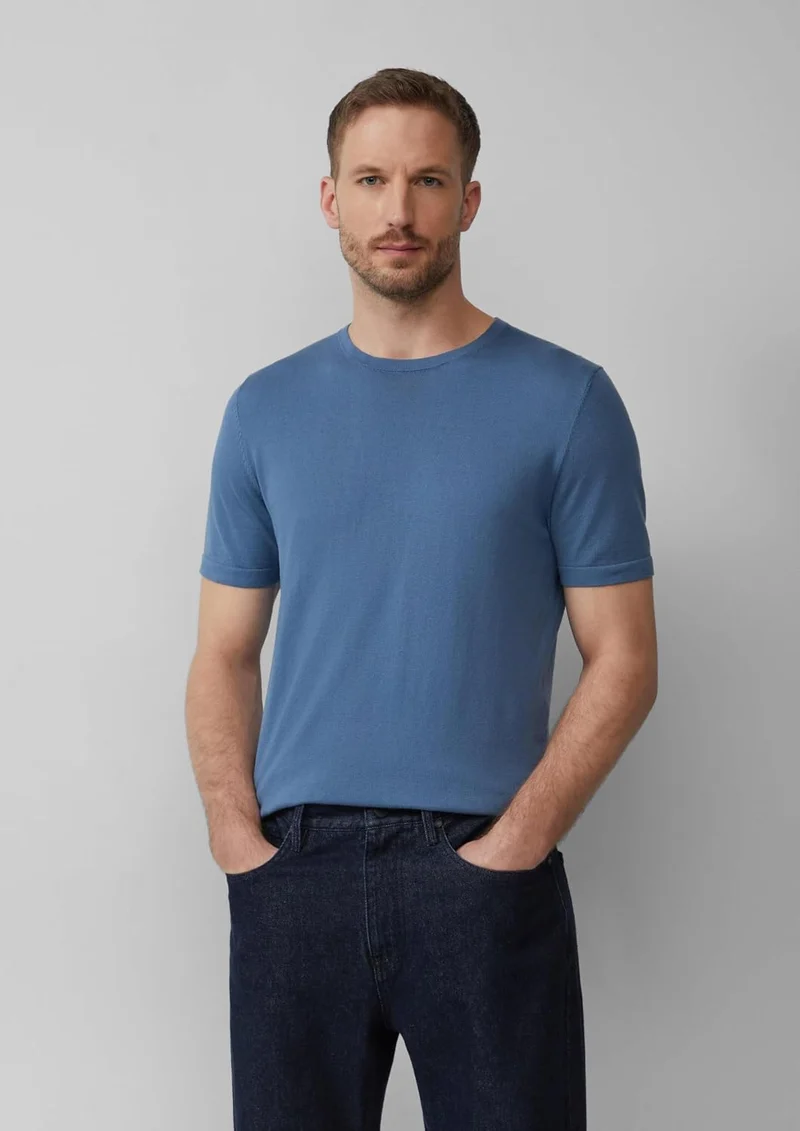 s.Oliver Weicher Interlock-Blouson mit Eingrifftaschen XL Blau, XL Blau