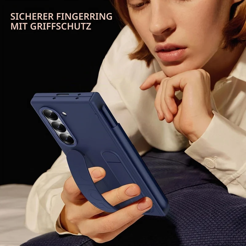 NINKI für Samsung Galaxy Z Fold 6 Hülle mit Stift und Halter Galaxy Z fold 6 Hülle mit Ständer Fold