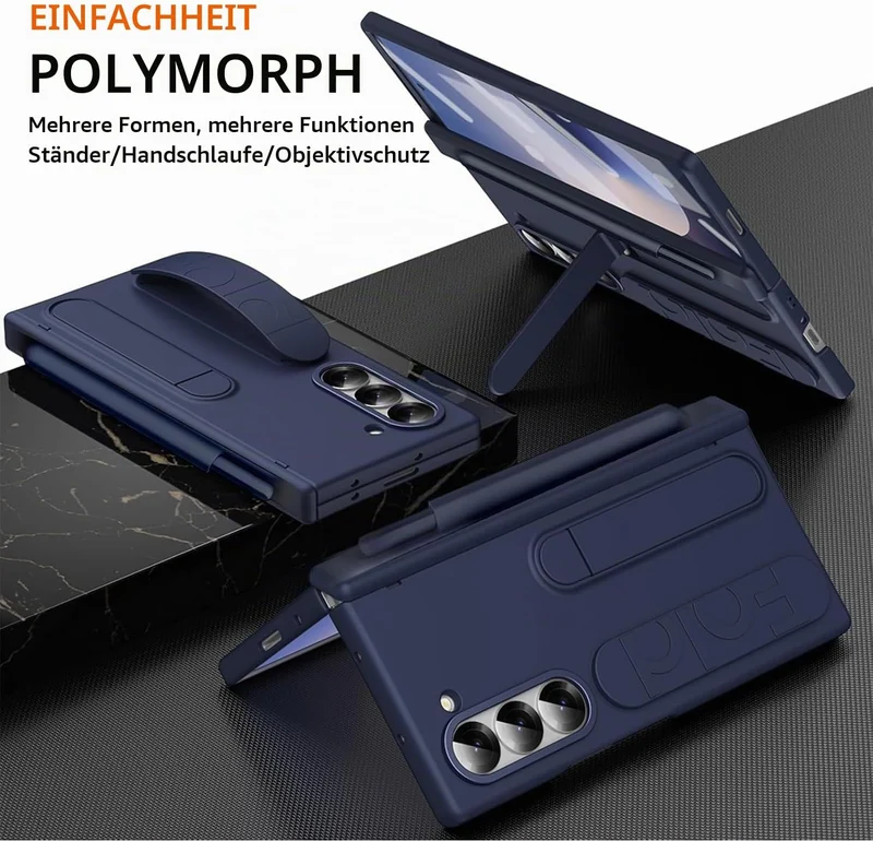 NINKI für Samsung Galaxy Z Fold 6 Hülle mit Stift und Halter Galaxy Z fold 6 Hülle mit Ständer Fold