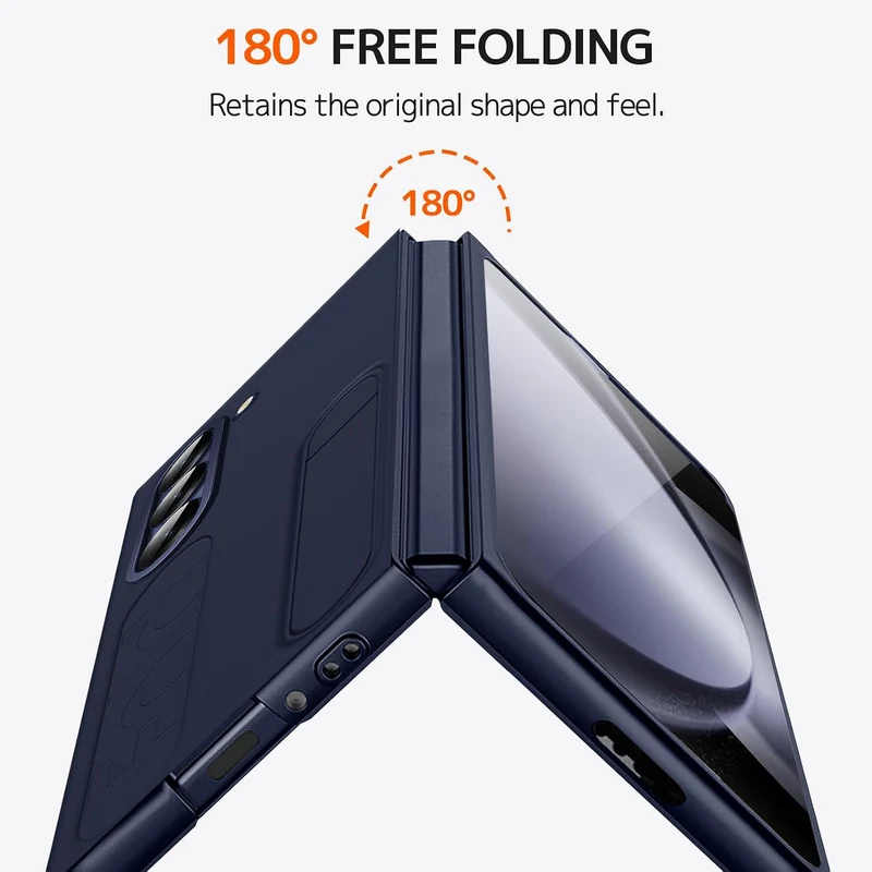 NINKI Kompatibel mit Samsung Galaxy Z Fold 5 Hülle mit Armband Samsung z fold 5 Handyhülle mit Ständ
