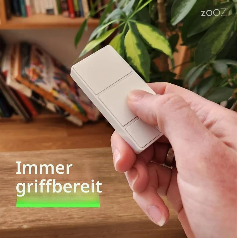 Zooz 800 Series Z-Wave Wandfernbedienung und Szenen-Controller mit grosser Reichweite ZEN37 (batteri