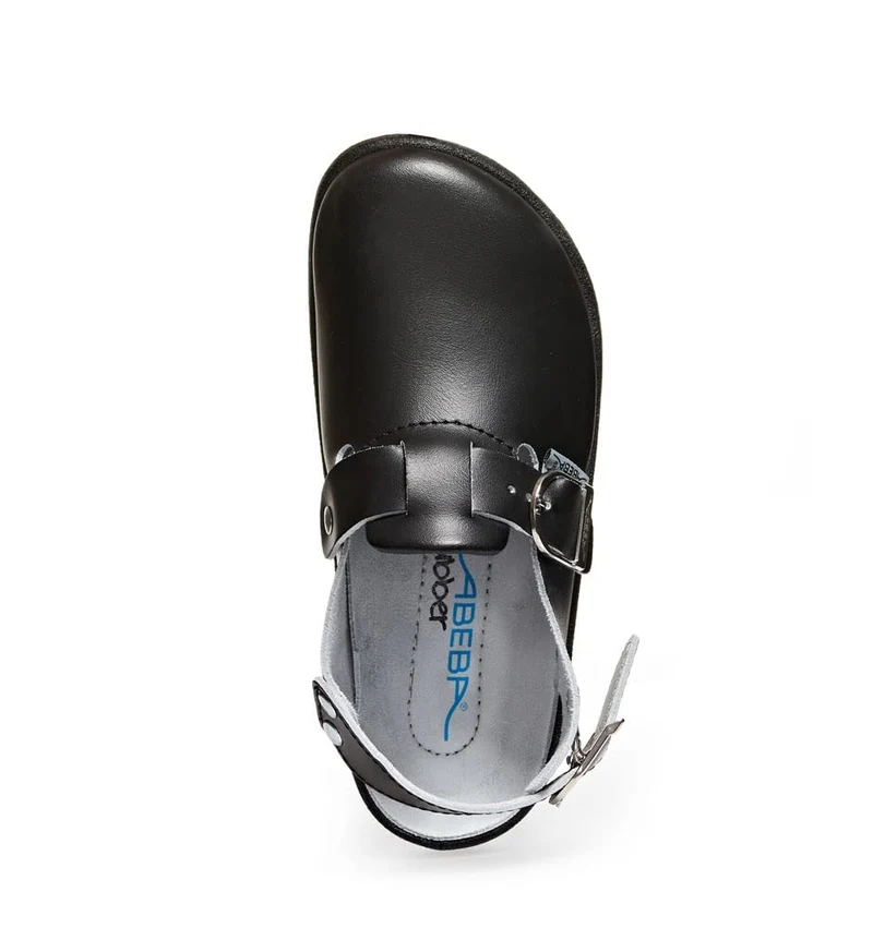 ABEBA 9110 RUBBER Verstopfen, OB, A, FO, SRC, Schwarz, Grösse 43 43 EU, 43 EU