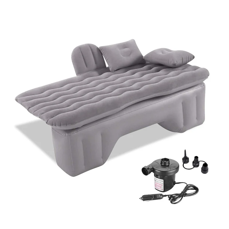 Ergocar Auto Luftmatratze Aufblasbare Matratze mit Pumpe Air Bett Camping Auto Kissen für Reisen Cam