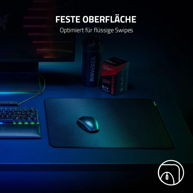 Razer Strider XXL - Hybrid-Mauspad mit weicher Unterseite und Oberseite für sanfte Swipes (Optimiert