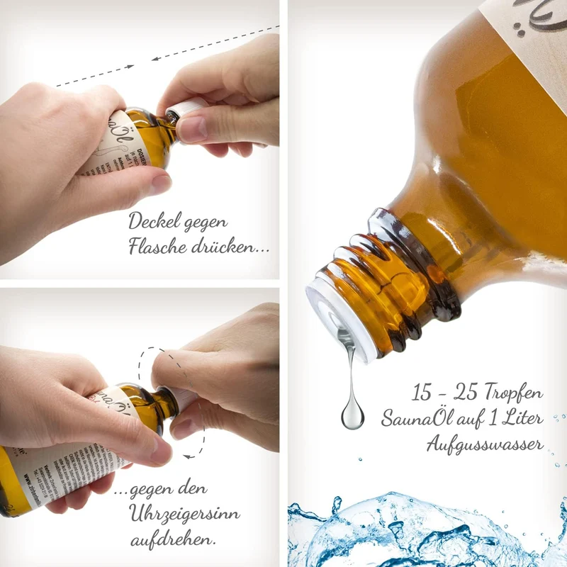 Zirben Familie® Saunaaufguss Zirbe & Zitrone 100ml | Saunaöl aus Zirbelkiefer | Sauna Aufgussmittel