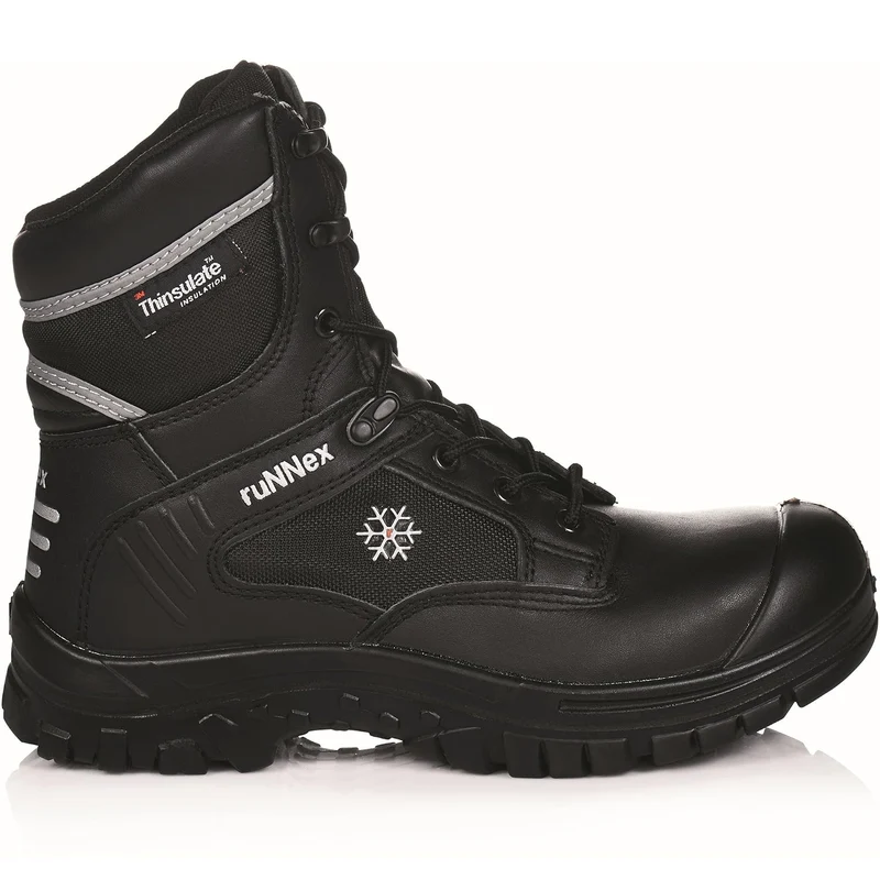 ruNNex Winter Sicherheitsstiefel S3 WinterStar mit Thinsulate-Futter Grösse 39, schwarz, 5330 39 EU,
