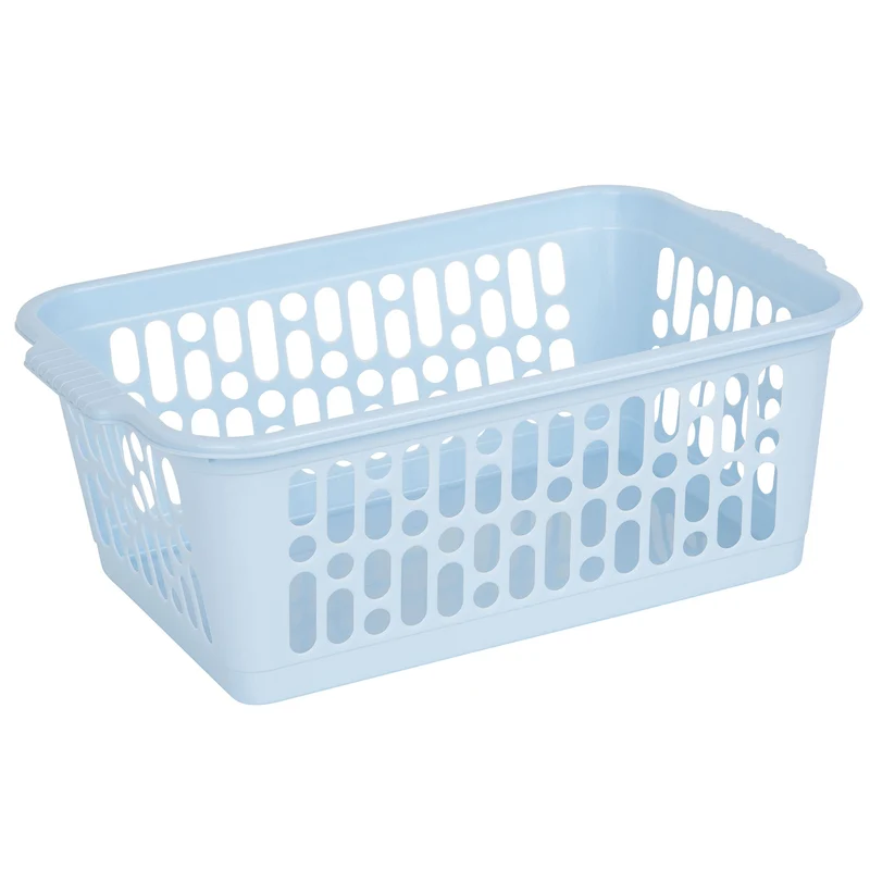 #11 24x Aufbewahrungskorb klein - hellblau - 29 x 20 - Körbchen - Kunststoffkorb - Organizer - Ordnu