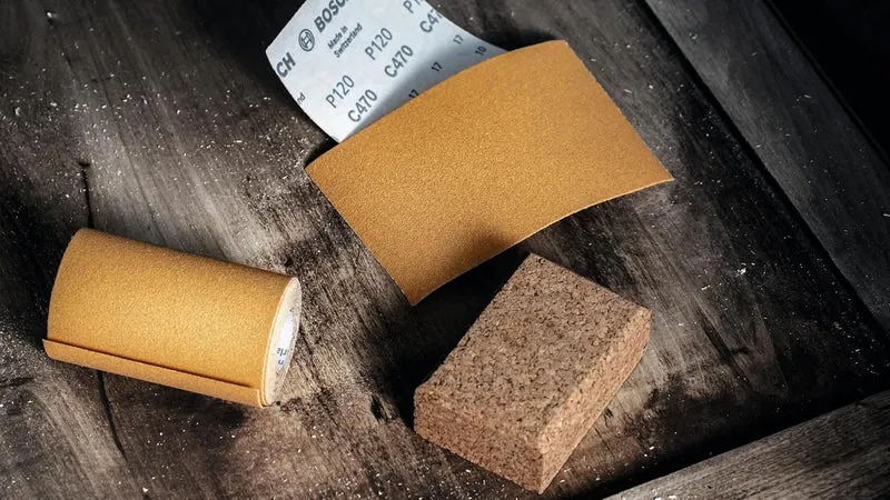 Bosch 1x EXPERT C470 Schleifpapierrolle (für Farbe auf Holz, Hartholz, 93 mm x 50 m, Körnung 100, Pr