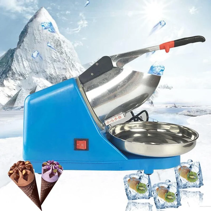 Elektrischer Edelstahl Ice Crusher Crusheisbereiter Eiswürfel Eiszerkleinerer Ice Maschinen für Rest