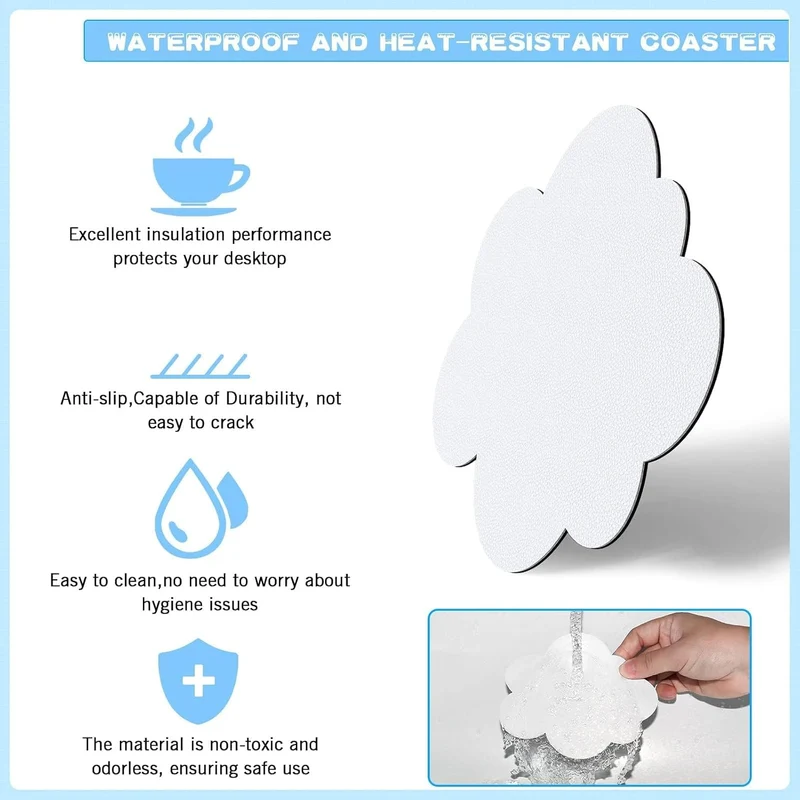 Attack Shark Cloud Handgelenkauflage mit Untersetzer-Set, ergonomische Handballenauflage zur Schmerz