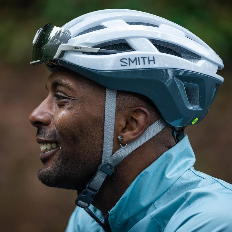 SMITH Unisex-Adult Persist MIPS Fahrradhelm, Grau;Weiss