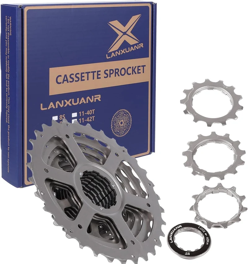 LANXUANR 11 Fach Fahrrad Kassetten ist für Mountainbikes und Rennräder geeignet. Superleicht, 11-28T