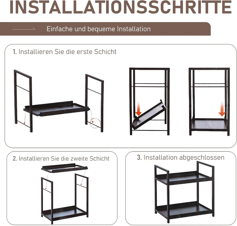 HARLIANGXY Make up Organizer Gross, Kosmetik Organizer Schwarz, Parfüm Aufbewahrung, Skincare Organi