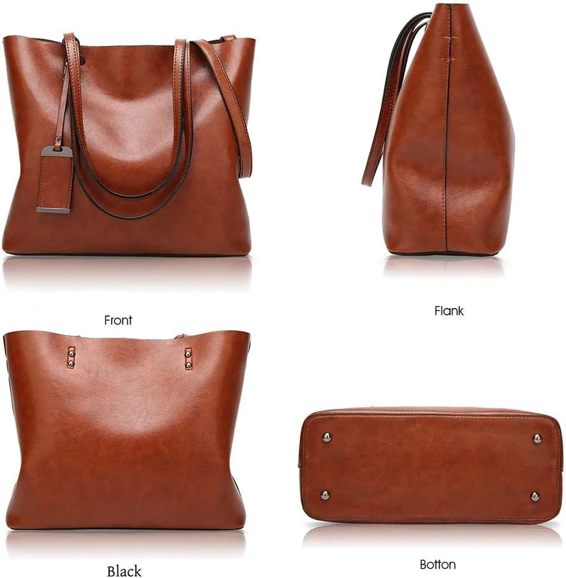 ALARION Frauen Top Handle Satchel Handtaschen Schultertasche Messenger Tote Bag Geldbörse 1 - Blau,