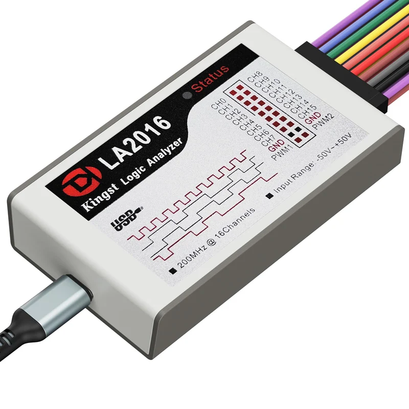 InnoMaker LA2016 USB Logik Analysator volle 16-Kanal 200MHz Abtastrate mit PC Software Handheld Inst