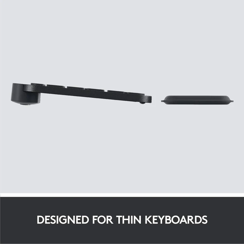 Logitech MX Palm Rest (für MX Keys, Rutschfestes Premium-Material für Komfort bei stundenlangem Tipp