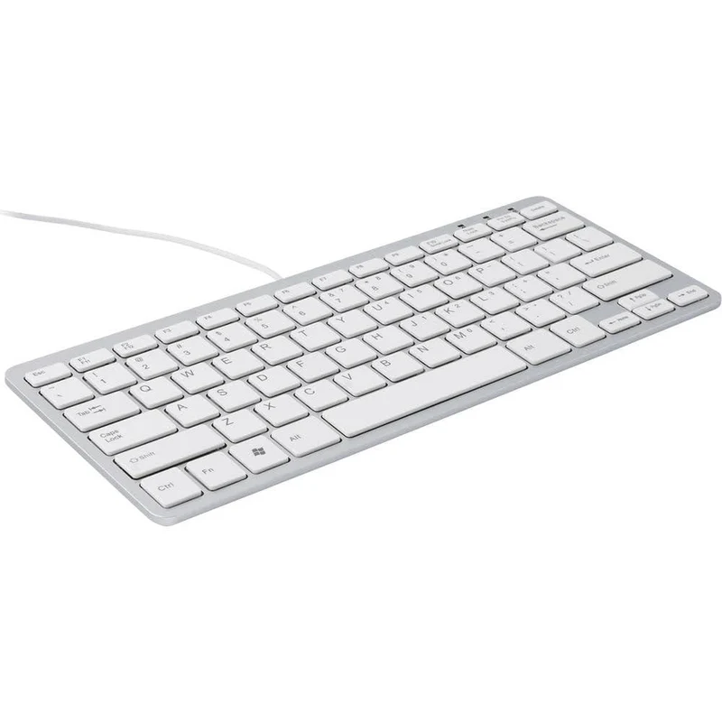 R-Go Kompakte Ergonomische Tastatur - AZERTY (BE) Natürliche Tastatur mit flacher Oberfläche - Verka