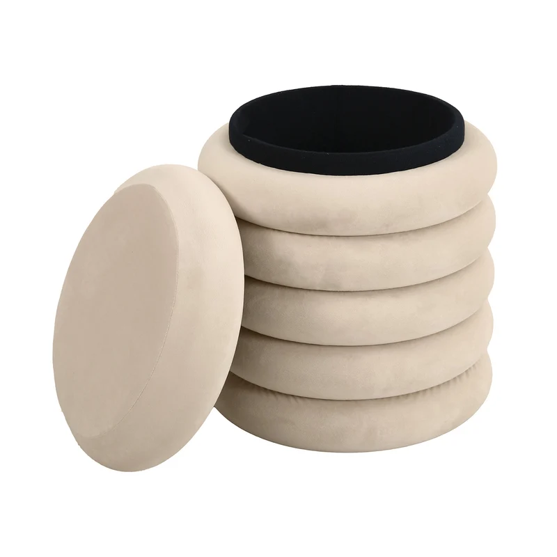 B-Ware BLOSSOM XS Samt Beige