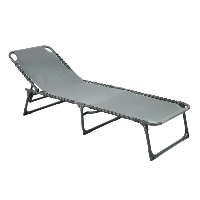B-Ware 2er Set Sonnenliege Hellgrau
