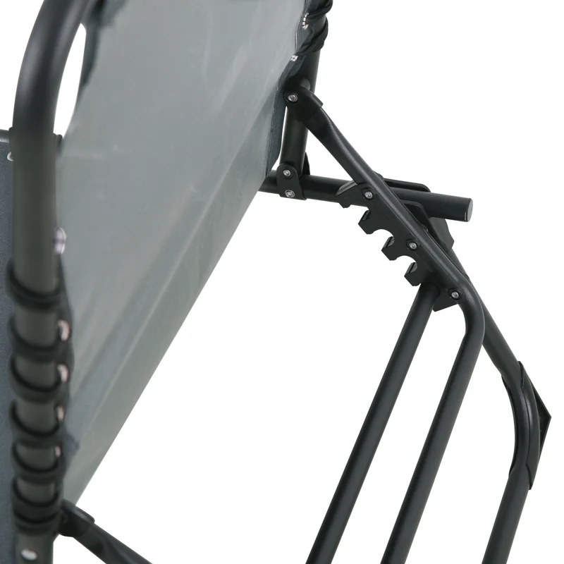 B-Ware 2er Set Sonnenliege Hellgrau