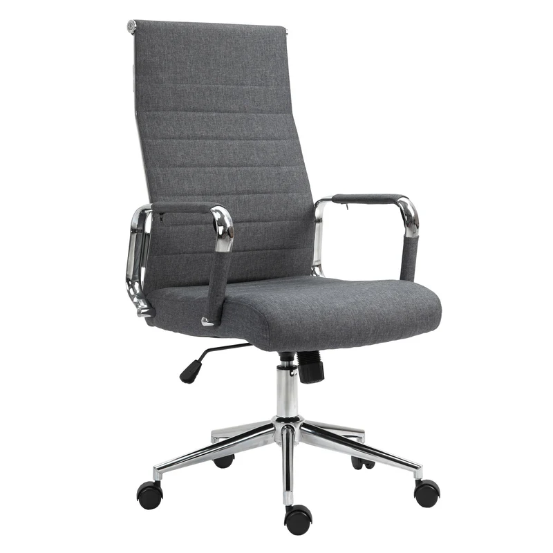 B-Ware OFFICE Comfort Schreibtischstuhl Stoff Dunkelgrau