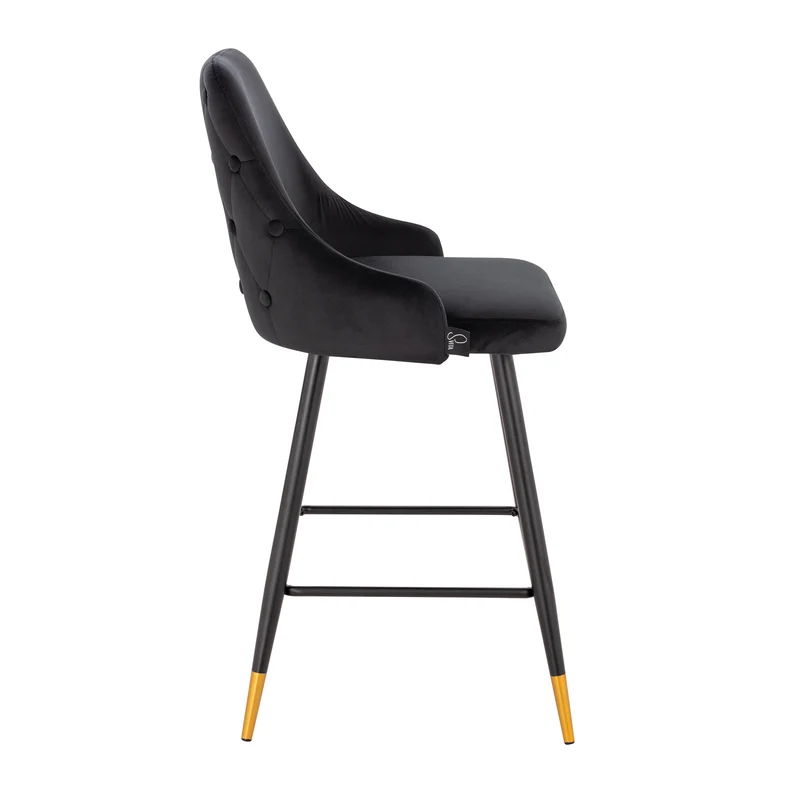 B-Ware ALEX 2er Set Barhocker Schwarz