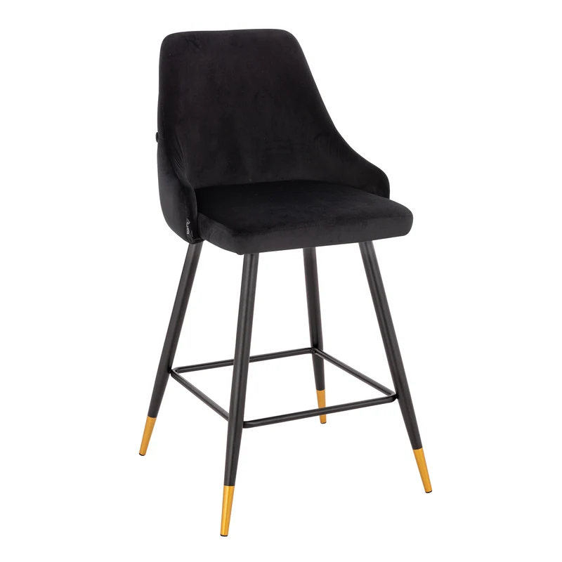 B-Ware ALEX 2er Set Barhocker Schwarz