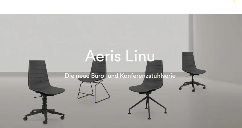 Aeris Linu Conference Stuhl (Kufengestell)