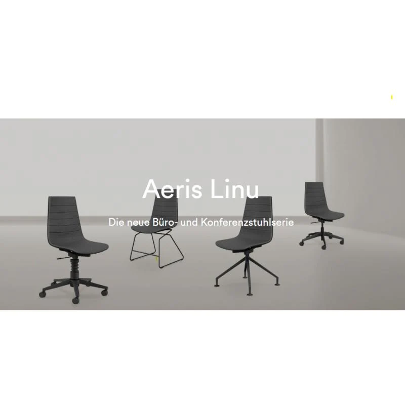 Aeris Linu Conference Stuhl (Fußkreuz)