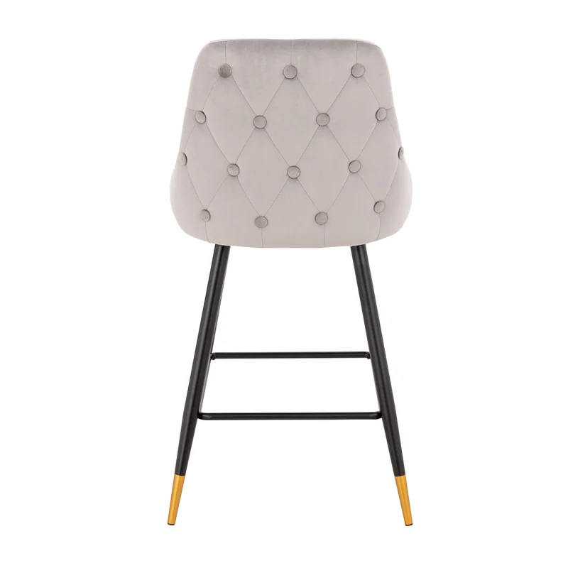B-Ware 2er Set ALEX Barhocker Grau