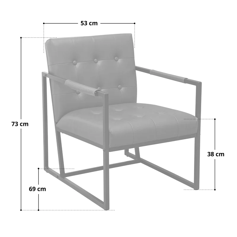B-Ware JONES Sessel PU Braun