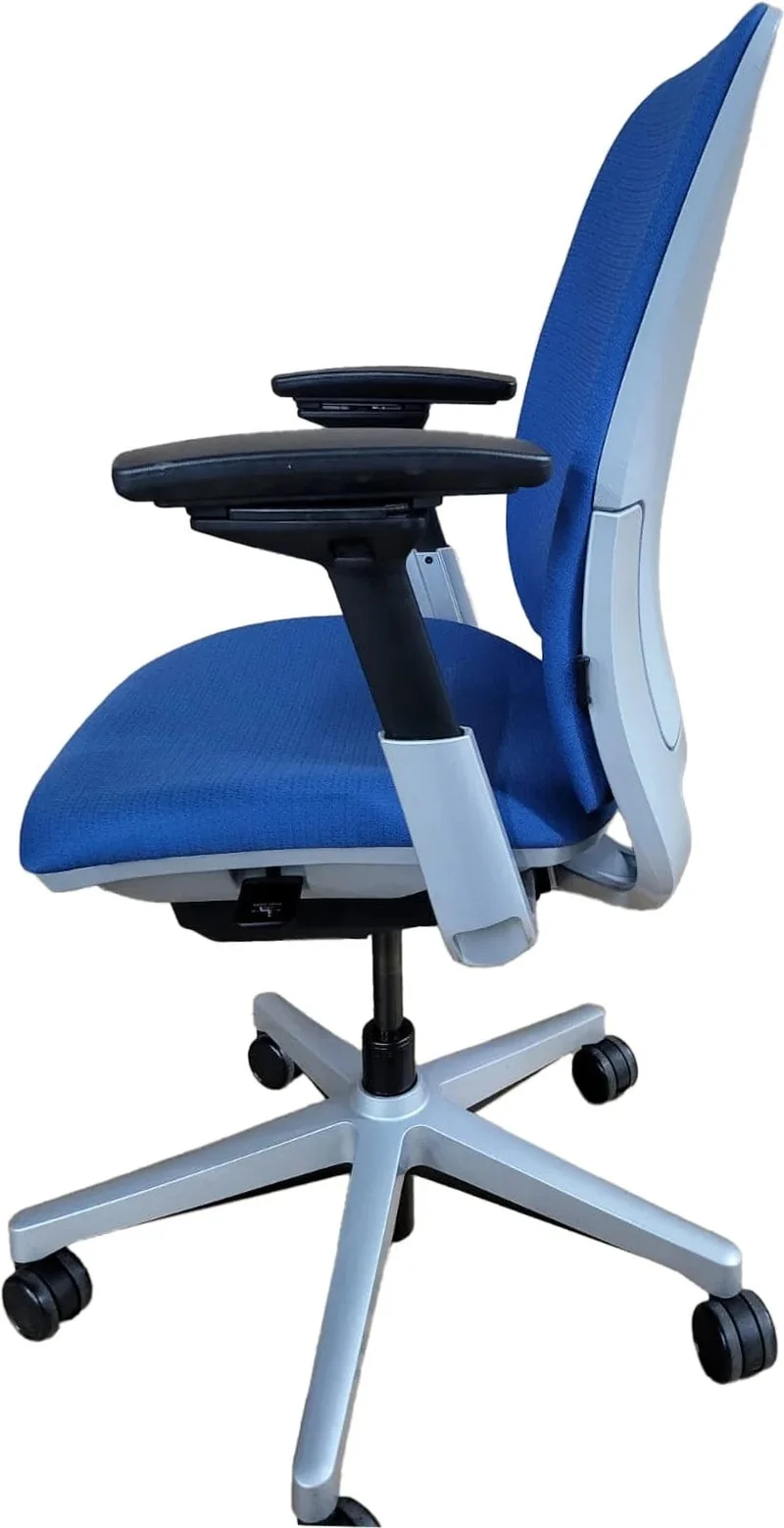 Steelcase Amia Fully Adjustable Ergonomic Task Chair - Blue (Renewed)