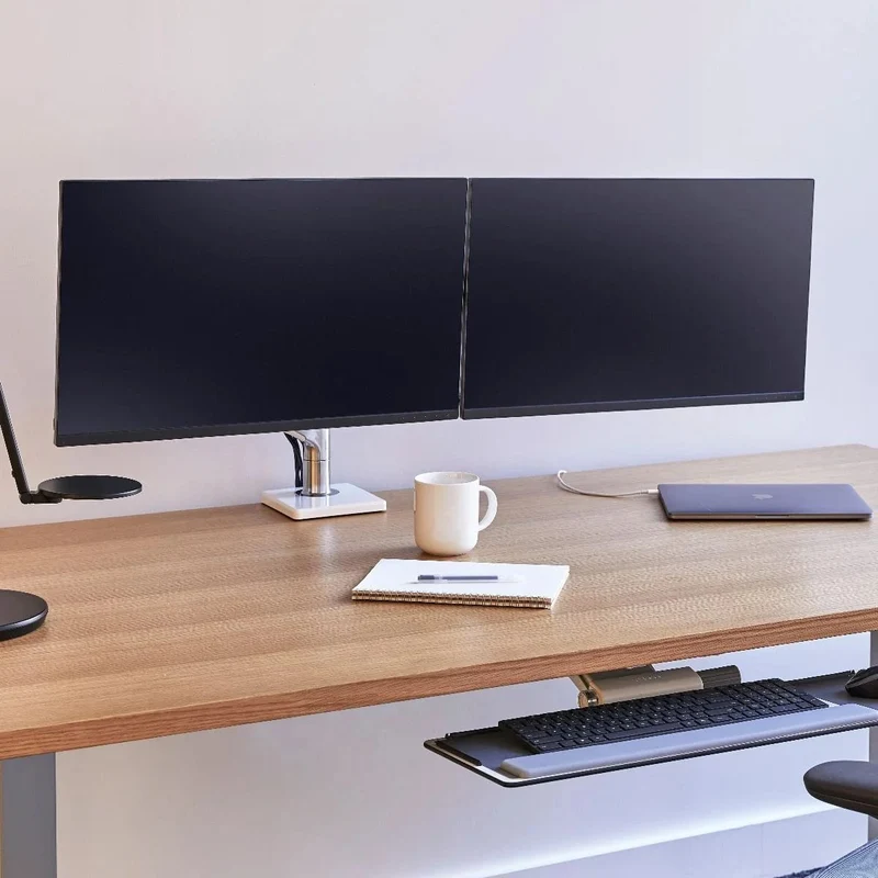 Humanscale M8.1 Dual Monitor Arm with Crossbar (Used Open Box)