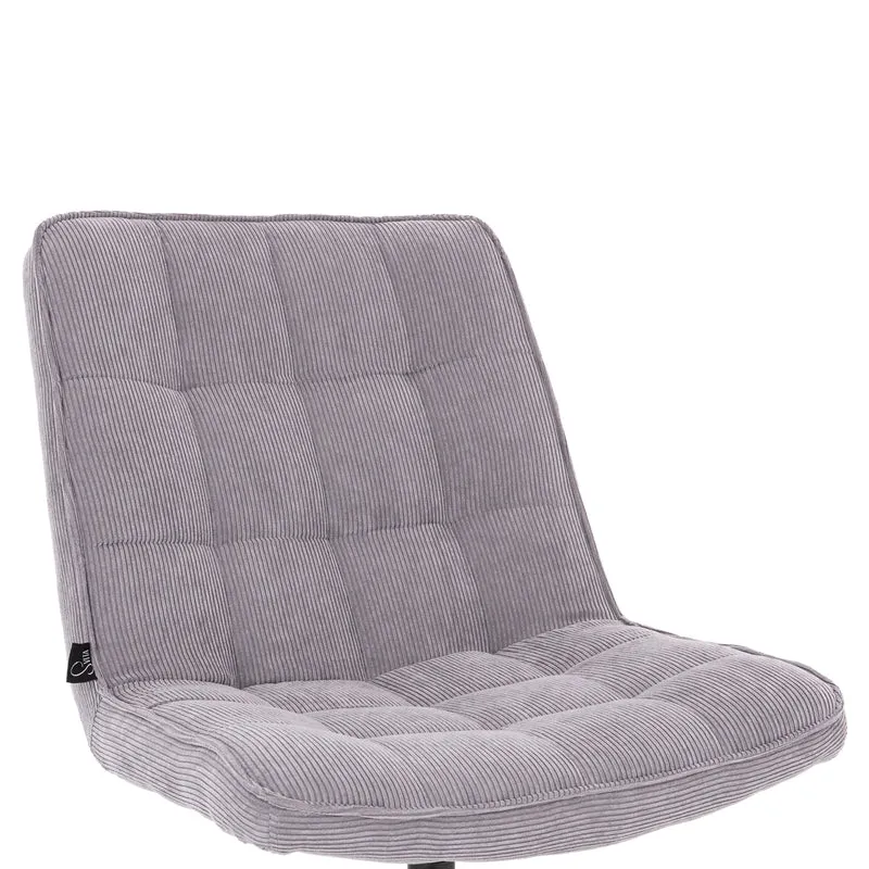 B-Ware HENRY Loungesessel Cord Grau