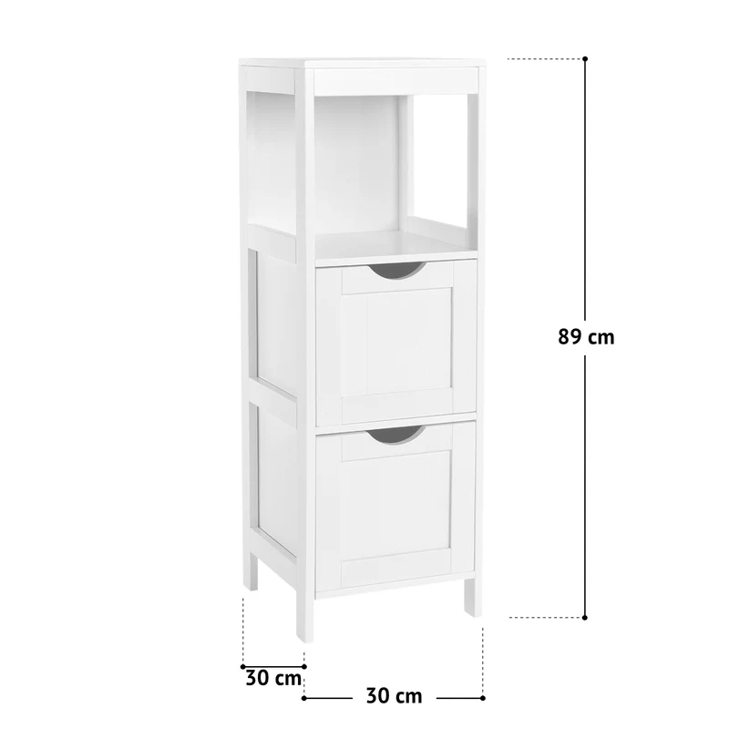 B-Ware LINTU Badregal Weiß