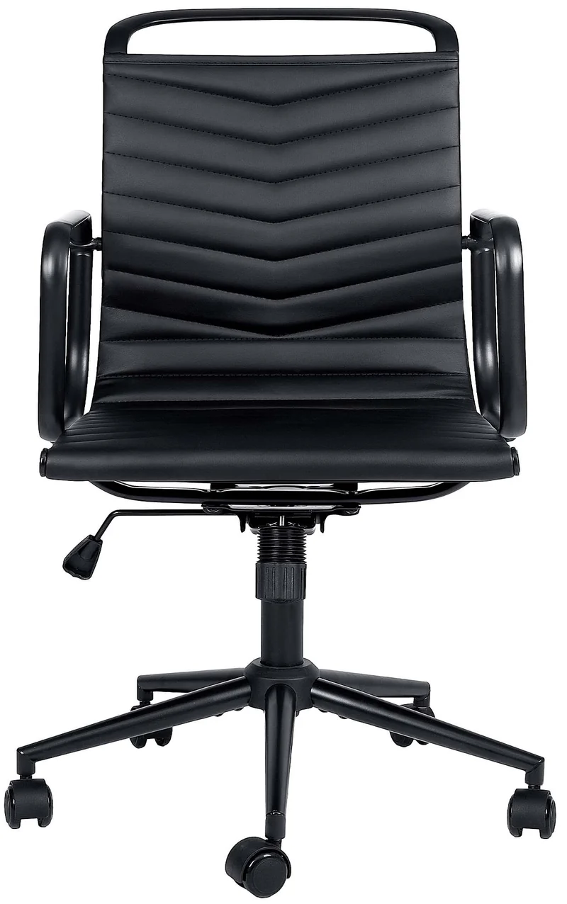 Bürostuhl BAKERS, Leder schwarz
