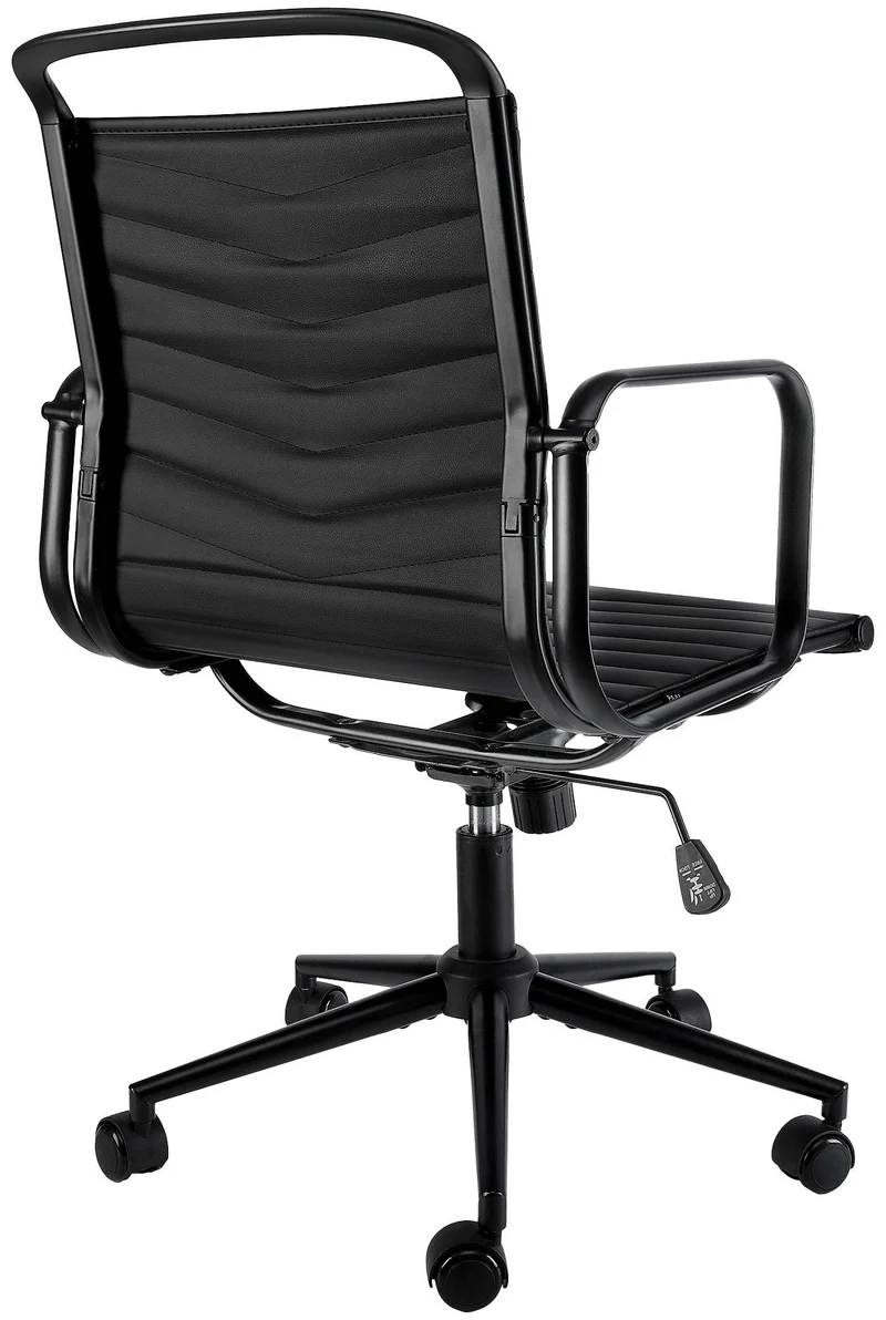Bürostuhl BAKERS, Leder schwarz