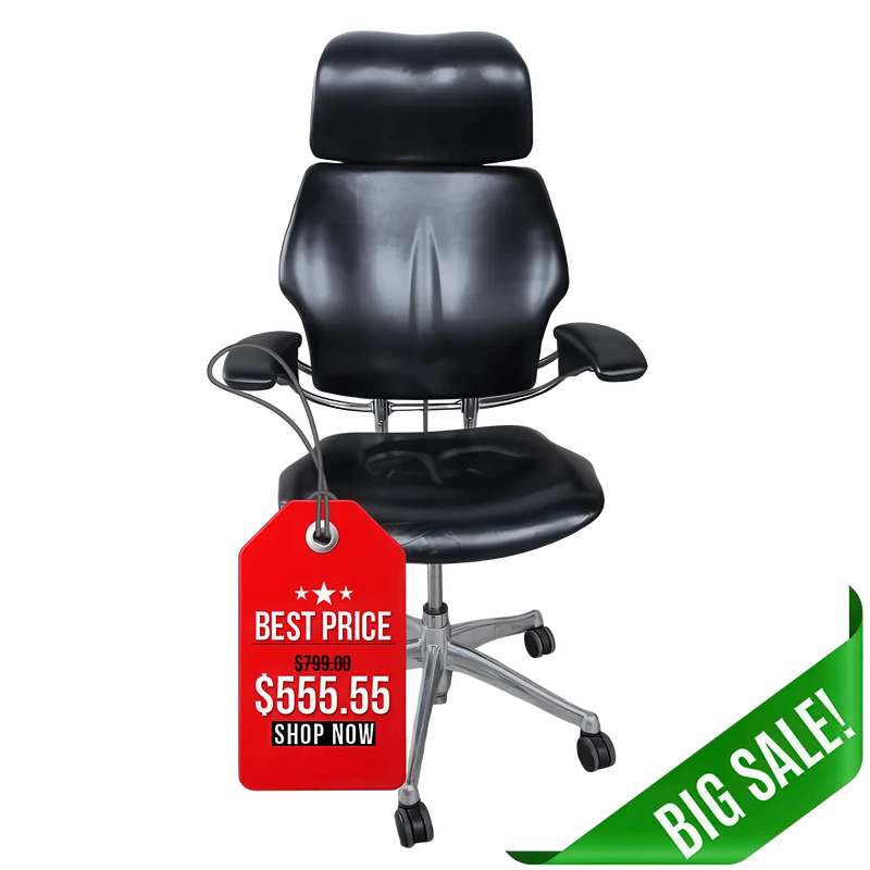 Humanscale Freedom with Headrest - Leather (Renewed)