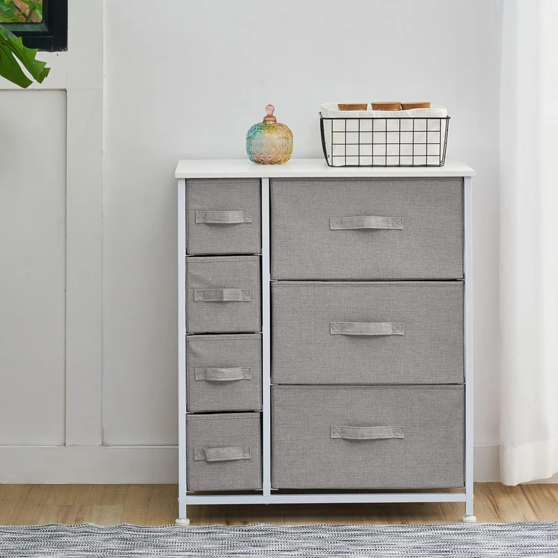 B-Ware ARI Sideboard Weiß/Hellgrau