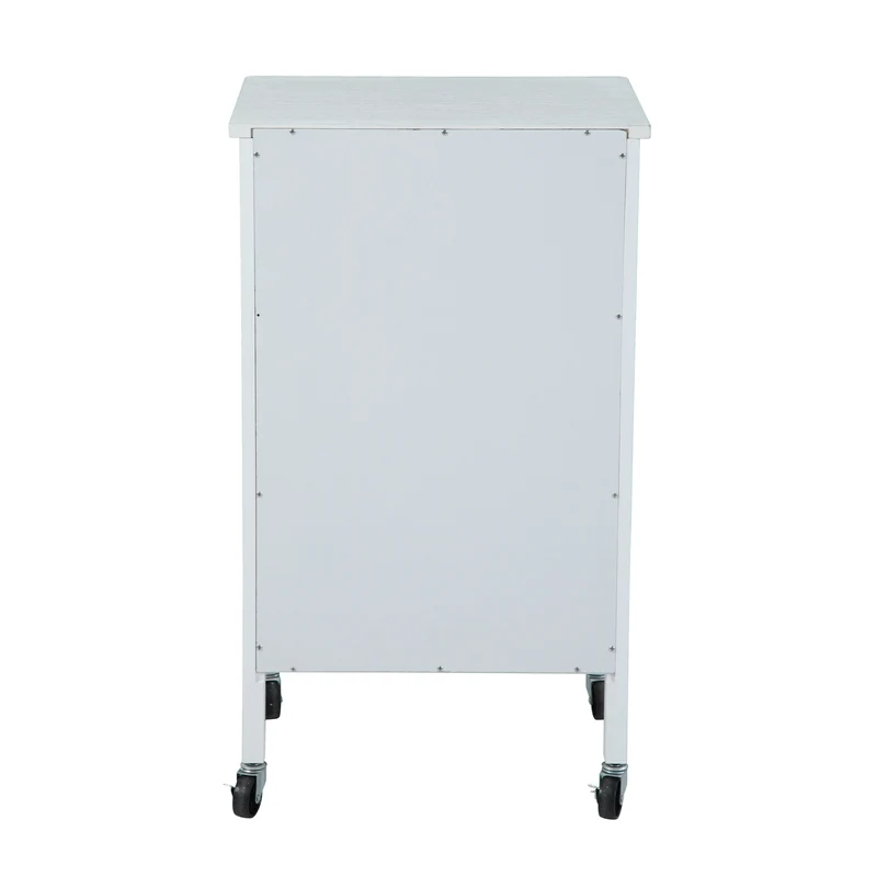 B-Ware Küchenwagen 2 Behälter Weiß