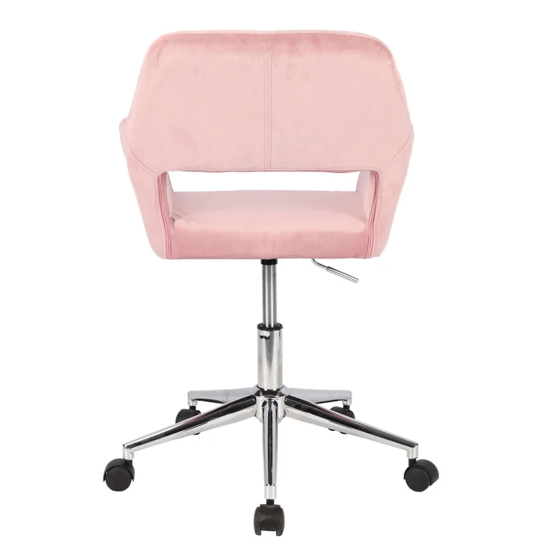 B-Ware JILL Bürostuhl Samt Rosa