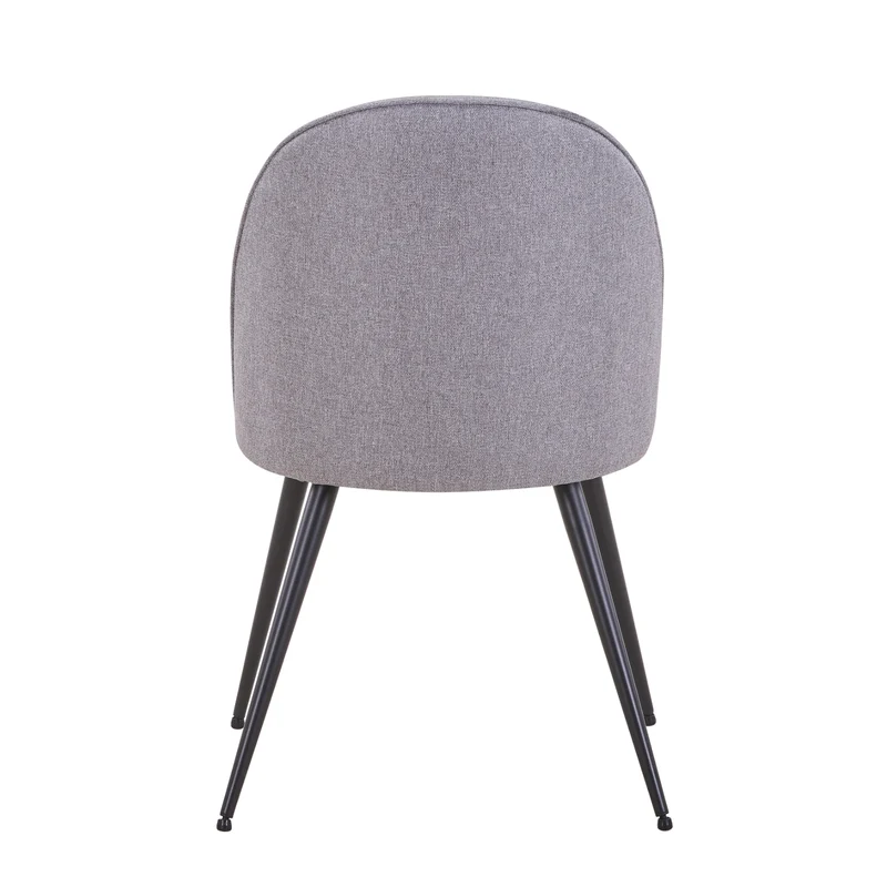 B-Ware ANITA 2er Set Esszimmerstühle Stoff Grau